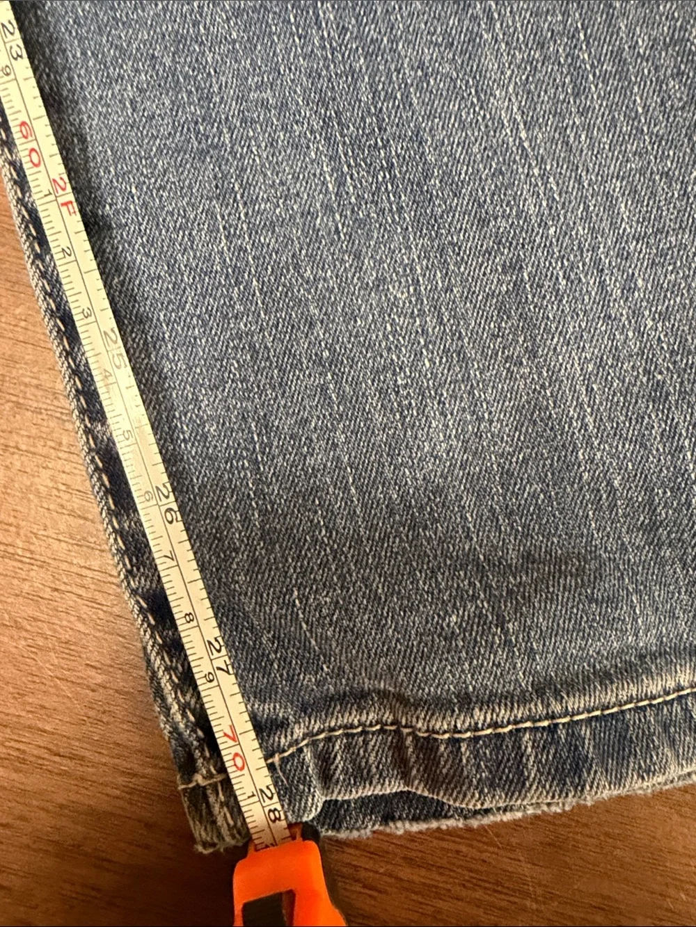 Jag Jeans Blue Jeans with Pink & Cream Floral Embroidery